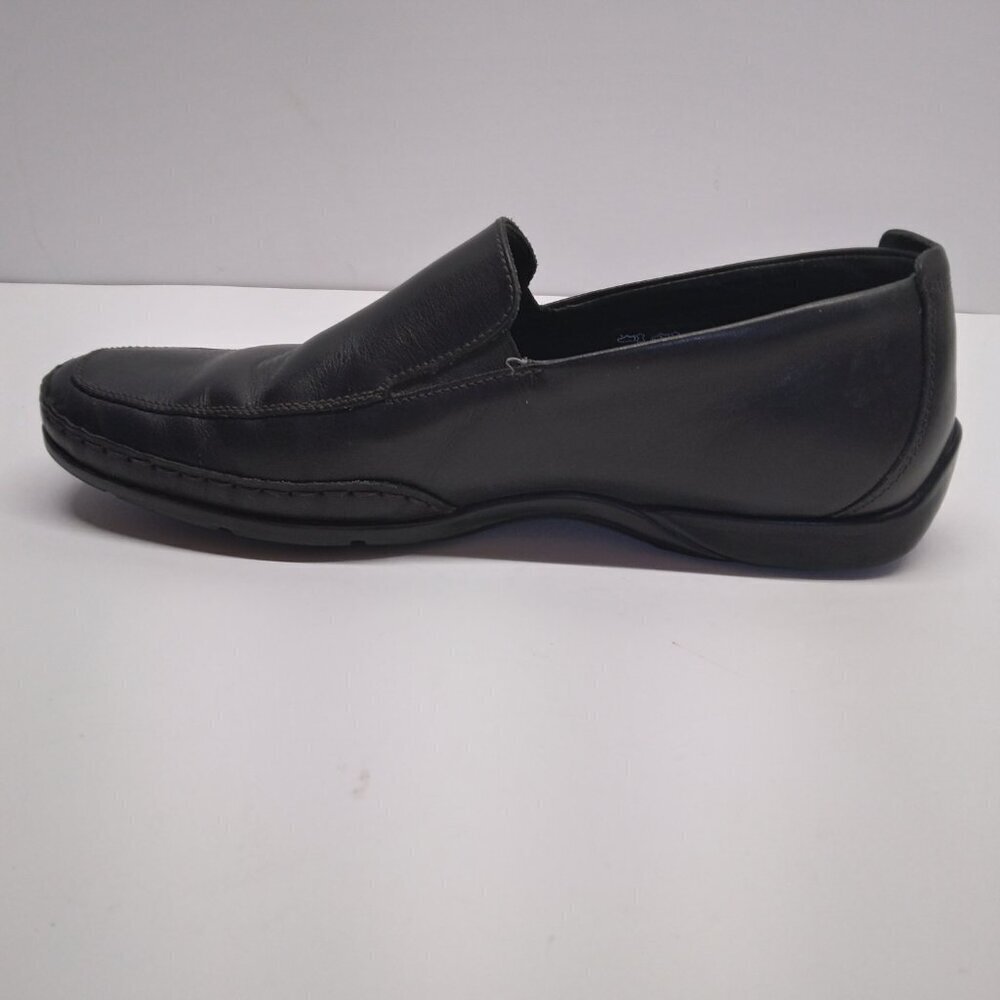 Mephisto Cool-Air Black Leather Slip-on Driving Loafers Shoes Men Size 9 - Picture 11 of 14